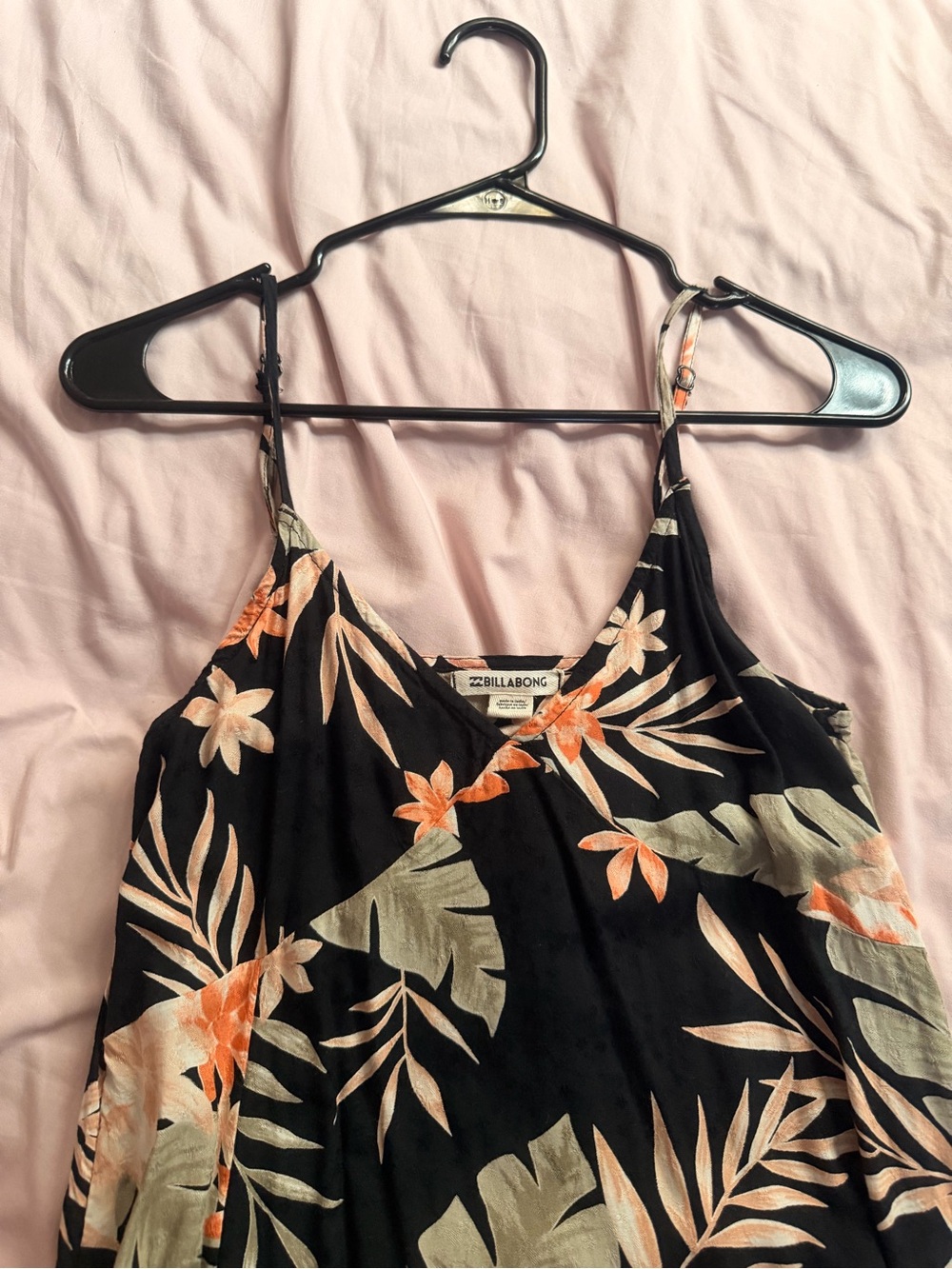 Billabong Black Floral Maxi Dress